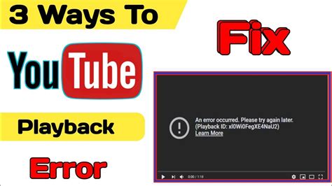 Why do I see error messages when I try to playback video on .
